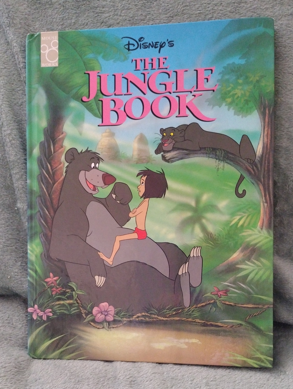 3/$15 -Disney 's The Classic "The Jungle Book" Hardcover In 1990s By Mouse Works
